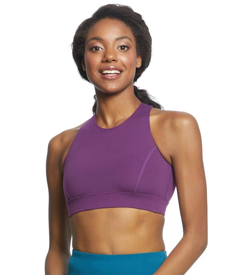 CLOTHING Everyday Yoga Warrior X High Neck Sports Bra Purple 4 CLOTHING Everyday Yoga Warrior X High Neck Sports Bra Purple