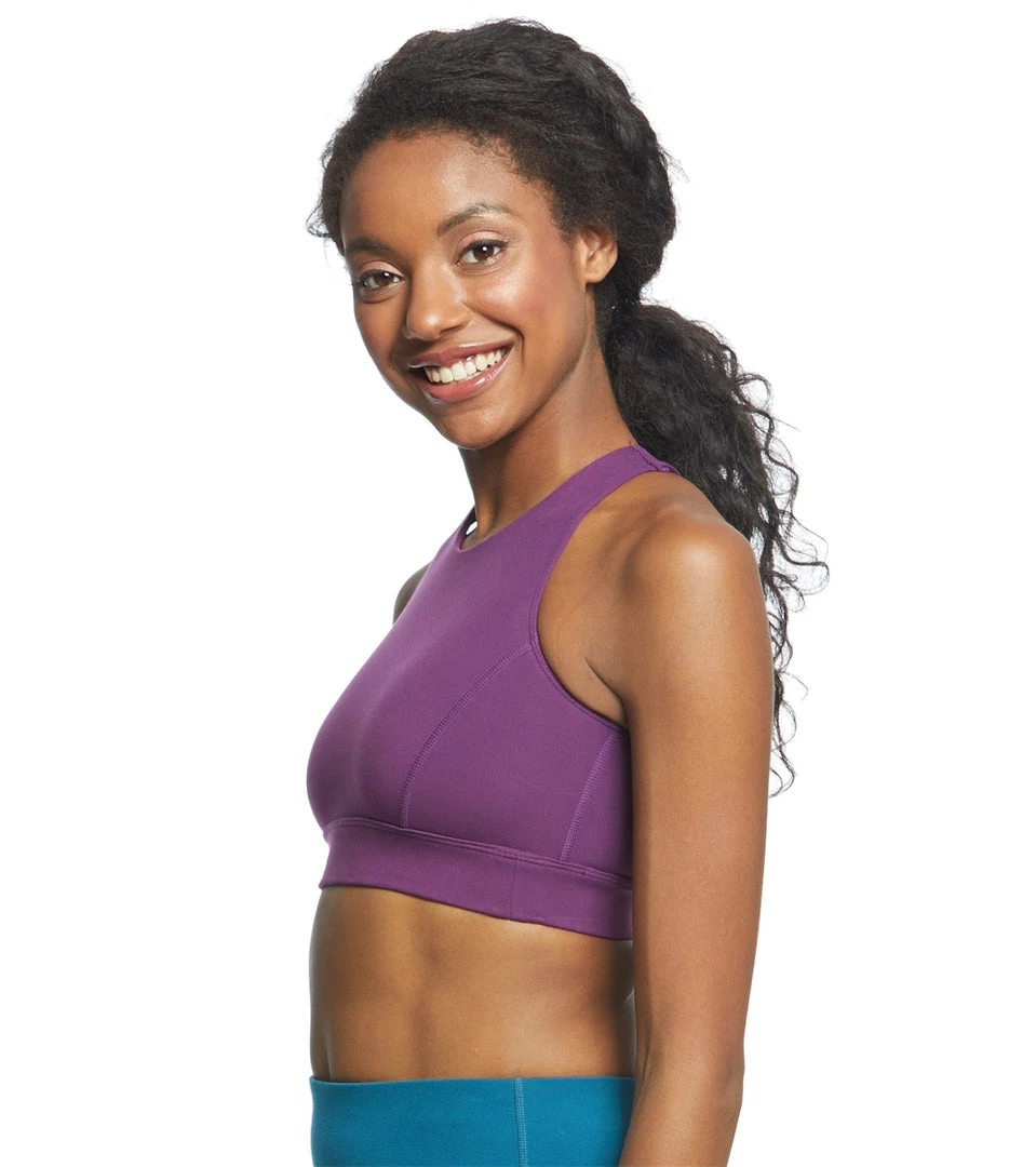 CLOTHING Everyday Yoga Warrior X High Neck Sports Bra Purple 5 CLOTHING Everyday Yoga Warrior X High Neck Sports Bra Purple