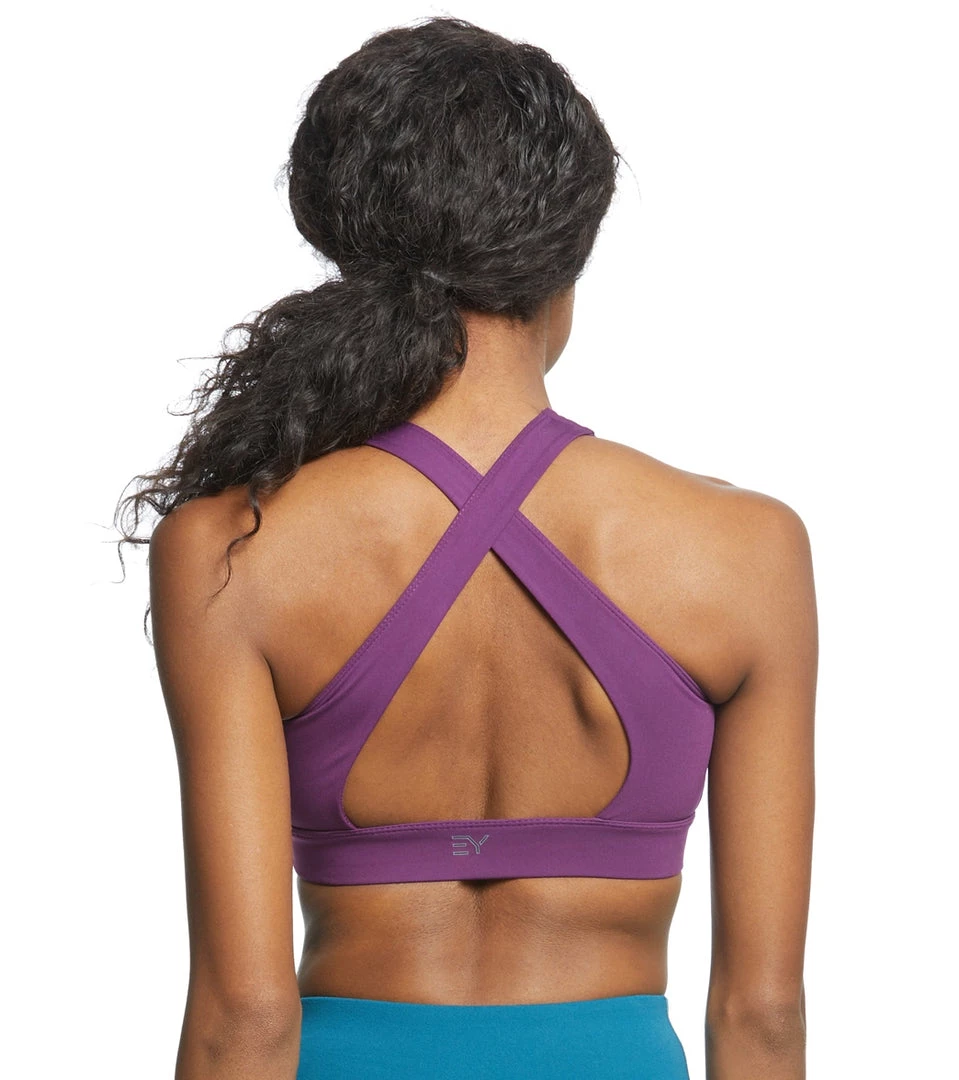 CLOTHING Everyday Yoga Warrior X High Neck Sports Bra Purple 9 CLOTHING Everyday Yoga Warrior X High Neck Sports Bra Purple