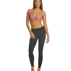 Free People Adella Bralette Rose CLOTHING