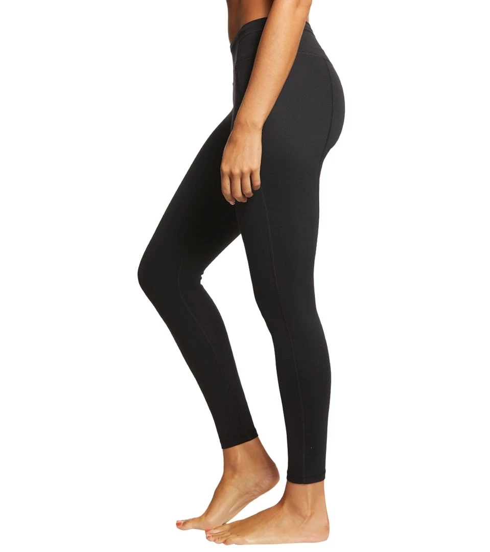 CLOTHING PrAna Momento 7/8 Yoga Leggings Black 4 CLOTHING PrAna Momento 7/8 Yoga Leggings Black