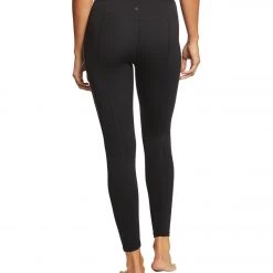 CLOTHING PrAna Momento 7/8 Yoga Leggings Black 10 CLOTHING PrAna Momento 7/8 Yoga Leggings Black