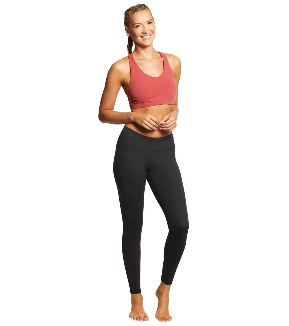 CLOTHING PrAna Momento 7/8 Yoga Leggings Black 6 CLOTHING PrAna Momento 7/8 Yoga Leggings Black