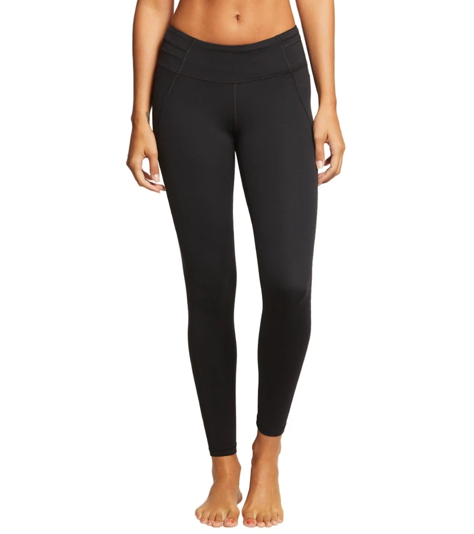 CLOTHING PrAna Momento 7/8 Yoga Leggings Black 8 CLOTHING PrAna Momento 7/8 Yoga Leggings Black