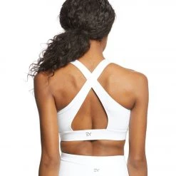 Everyday Yoga Warrior X High Neck Sports Bra White CLOTHING 13 Everyday Yoga Warrior X High Neck Sports Bra White CLOTHING