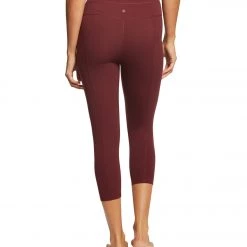 CLOTHING PrAna Momento Yoga Capris Black Cherry