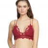 Free People Adella Bralette Garnet