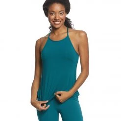 Everyday Yoga Fit + Flow Support Tank Teal