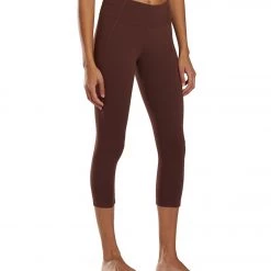 PrAna Momento Yoga Capris Cocoa CLOTHING