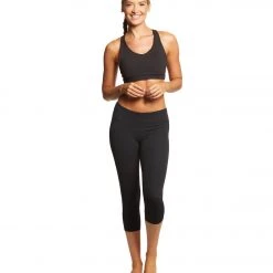 CLOTHING PrAna Momento Yoga Capris Black