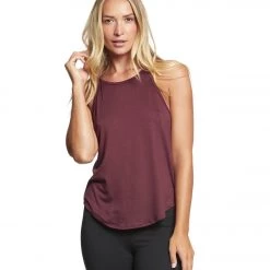 PrAna Reylian Top Black Cherry
