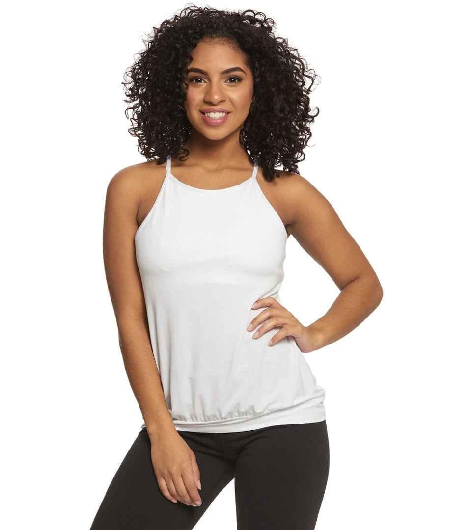 Everyday Yoga Fit + Flow Support Tank White CLOTHING 4 Everyday Yoga Fit + Flow Support Tank White CLOTHING