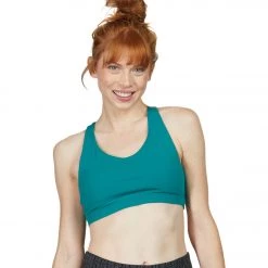 PrAna Verana Yoga Sports Bra True Teal