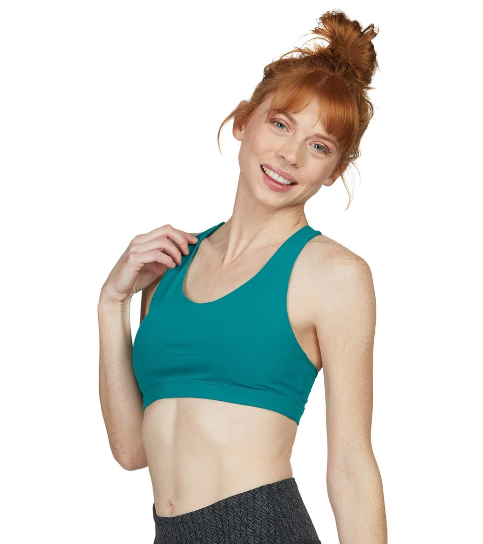 PrAna Verana Yoga Sports Bra True Teal 7 PrAna Verana Yoga Sports Bra True Teal