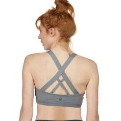 PrAna Verana Yoga Sports Bra Heather Grey