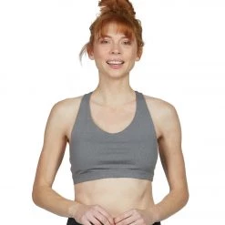 PrAna Verana Yoga Sports Bra Heather Grey