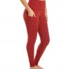 CLOTHING Everyday Yoga High Waisted Go-To Pocket Leggings 28" Auburn Red