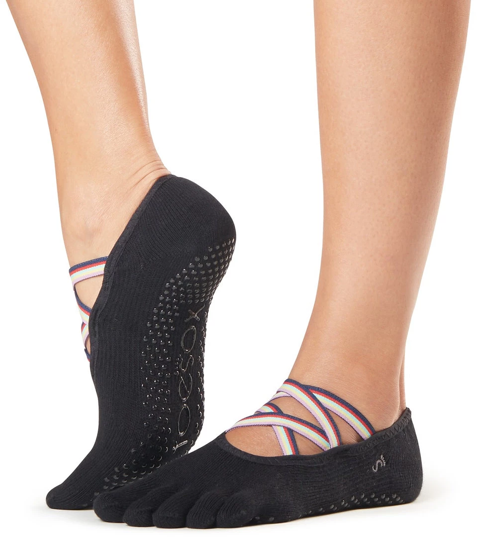 Toesox Elle Full-Toe Yoga Grip Socks 3 Toesox Elle Full-Toe Yoga Grip Socks