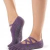 ACCESSORIES Toesox Elle Full-Toe Yoga Grip Socks Blackberry