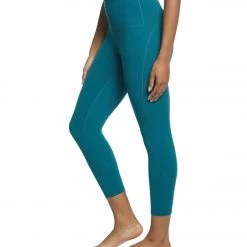 Everyday Yoga High Waisted Essential Capri Crop 21" Teal