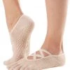 ACCESSORIES Toesox Elle Full-Toe Yoga Grip Socks Nude