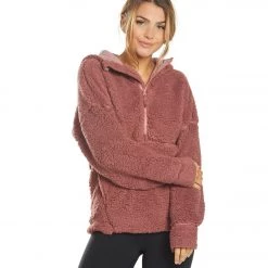 PrAna Permafrost Half Zip After Yoga Jacket Brandy