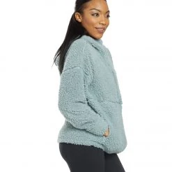 PrAna Permafrost Half Zip After Yoga Jacket Agave CLOTHING