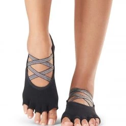 Toesox Elle Half-Toe Yoga Grip Socks Heartbreak ACCESSORIES