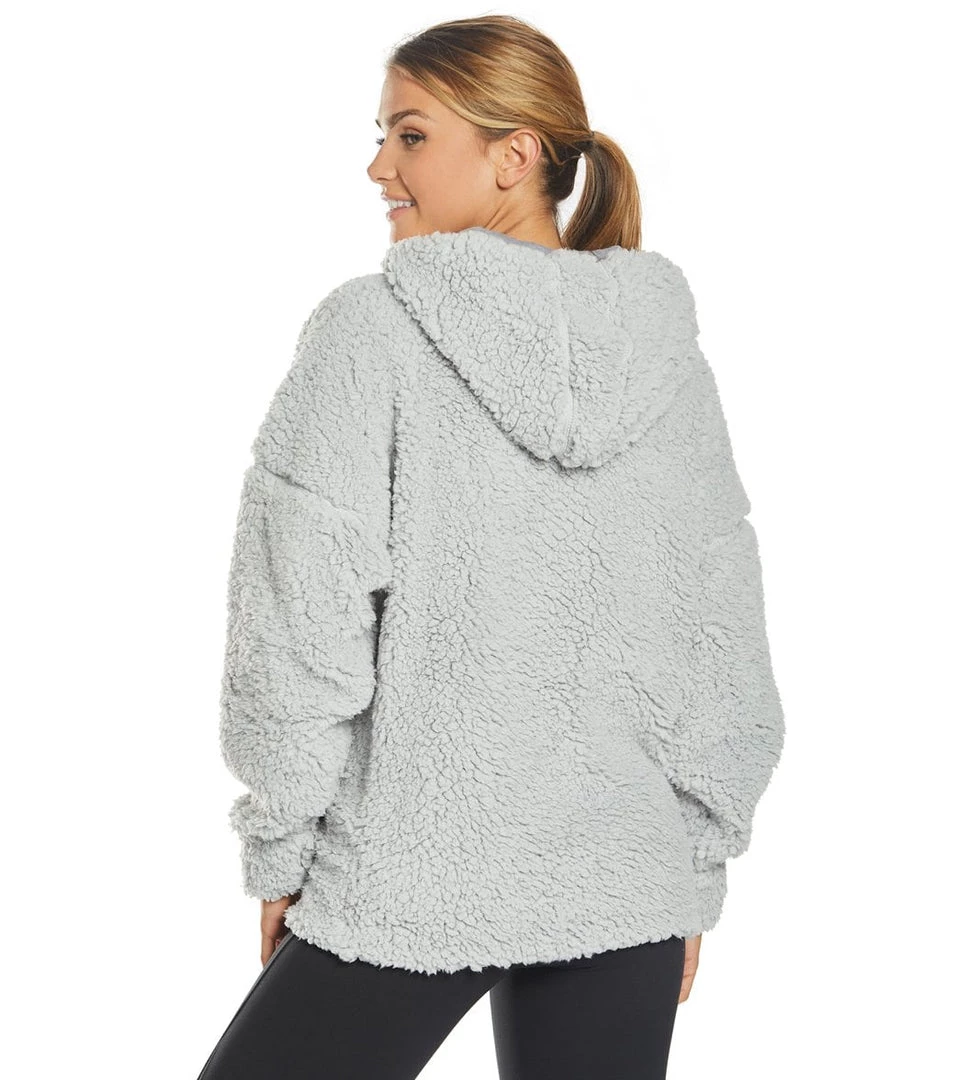 PrAna Permafrost Half Zip After Yoga Jacket Silver Spray 5 PrAna Permafrost Half Zip After Yoga Jacket Silver Spray