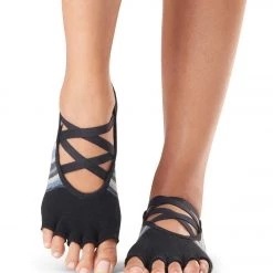 Toesox Elle Half-Toe Yoga Grip Socks Duet ACCESSORIES