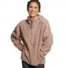 PrAna Permafrost Half Zip After Yoga Jacket Khaki Rose