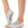 Toesox Elle Half-Toe Yoga Grip Socks Blizzard