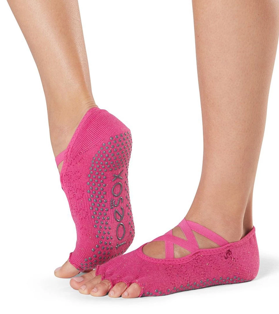 Toesox Elle Half-Toe Yoga Grip Socks Fantasy ACCESSORIES 3 Toesox Elle Half-Toe Yoga Grip Socks Fantasy ACCESSORIES