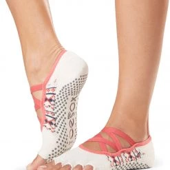 ACCESSORIES Toesox Elle Half-Toe Yoga Grip Socks Country