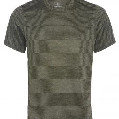 PrAna Men's Hardesty Short Sleeve Tee Cargo Stripe