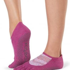 Toesox Luna Full-Toe Yoga Grip Socks Future ACCESSORIES 7 Toesox Luna Full-Toe Yoga Grip Socks Future ACCESSORIES