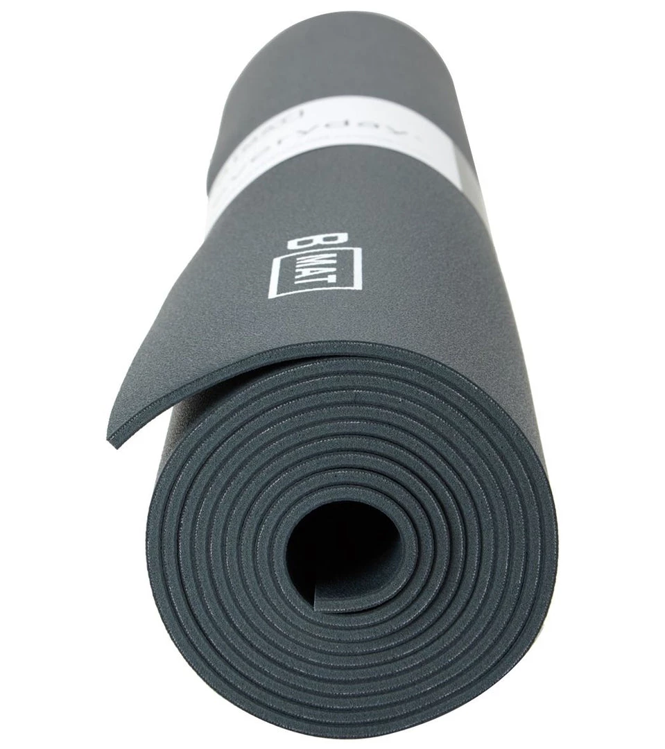 B Yoga Everyday Mat 85" 4mm Charcoal 5 B Yoga Everyday Mat 85" 4mm Charcoal