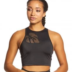 Beyond Yoga Take Leaf Bralette Black