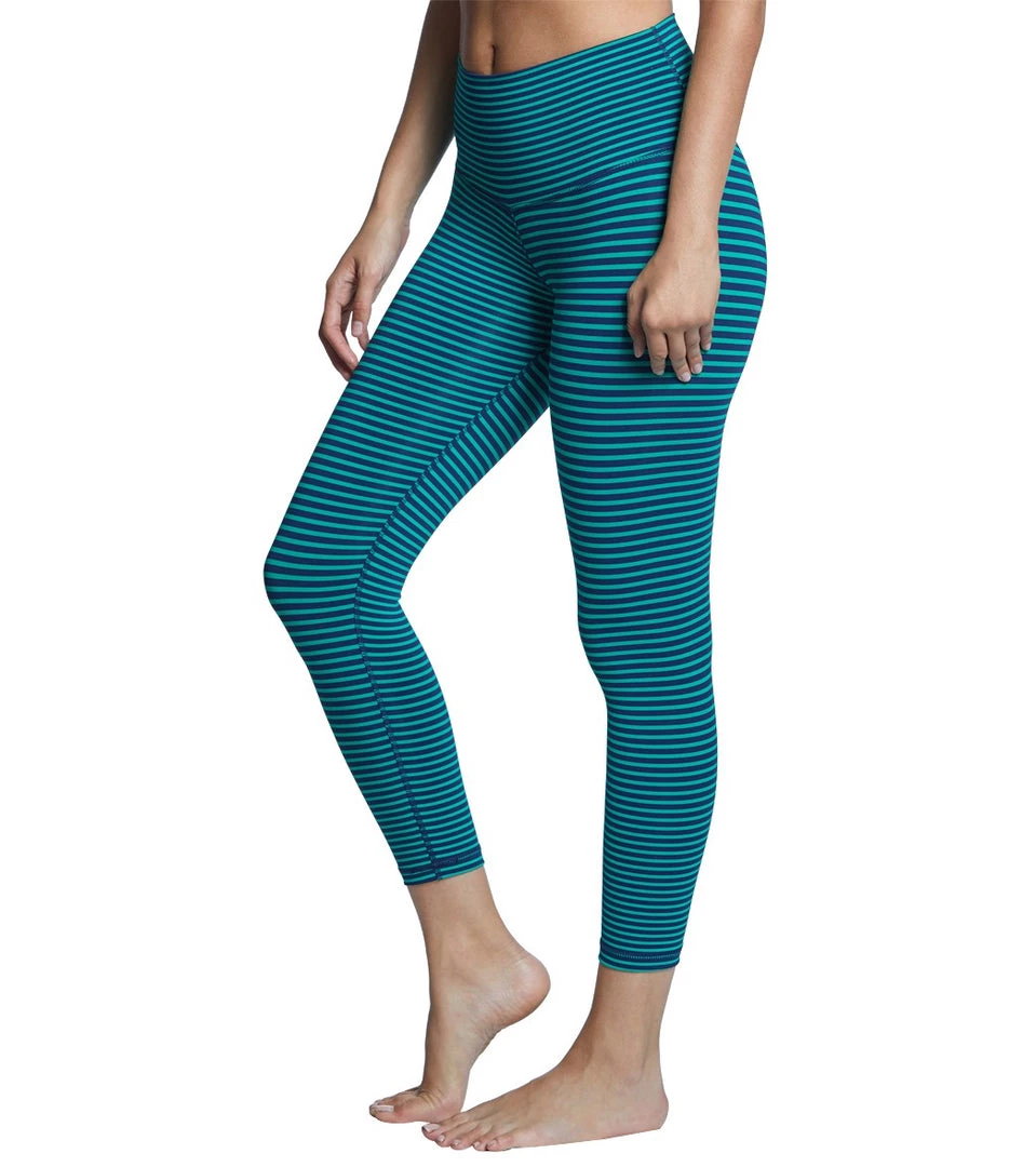 7/8 Leggings DYI Printed Signature 7/8 Yoga Leggings Navy/Ivy Stripes 4 7/8 Leggings DYI Printed Signature 7/8 Yoga Leggings Navy/Ivy Stripes
