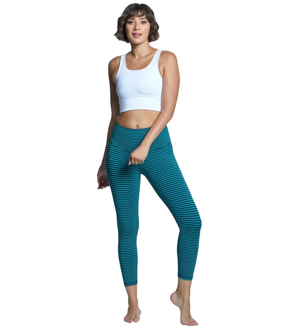 7/8 Leggings DYI Printed Signature 7/8 Yoga Leggings Navy/Ivy Stripes 6 7/8 Leggings DYI Printed Signature 7/8 Yoga Leggings Navy/Ivy Stripes