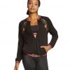 CLOTHING Beyond Yoga Best Buds Embroidered Jacket Black