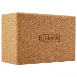 B Yoga Cork Yoga Block Standard 4 Inch YOGA MATS & PROPS