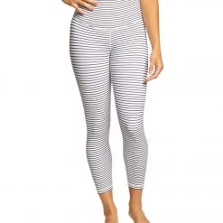 7/8 Leggings DYI Printed Signature 7/8 Yoga Leggings Black/White