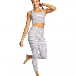 7/8 Leggings DYI Printed Signature 7/8 Yoga Leggings Black/White