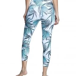 DYI Printed Signature 7/8 Yoga Leggings Paired Palm