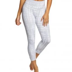 DYI Printed Signature 7/8 Yoga Leggings Steel Tie Dye 7/8 Leggings