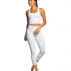 DYI Printed Signature 7/8 Yoga Leggings Steel Tie Dye 7/8 Leggings