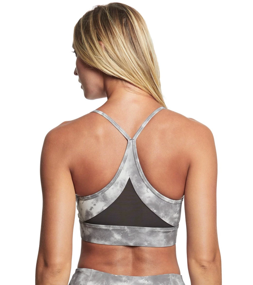 Varley Feliz Yoga Sports Bra Silver Tie Dye 3 Varley Feliz Yoga Sports Bra Silver Tie Dye