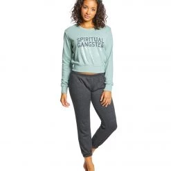 Spiritual Gangster SG Varsity Perfect Sweatpants Vintage Black CLOTHING