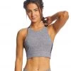 CLOTHING Varley Sherman Yoga Sports Bra Black/White Harringbone